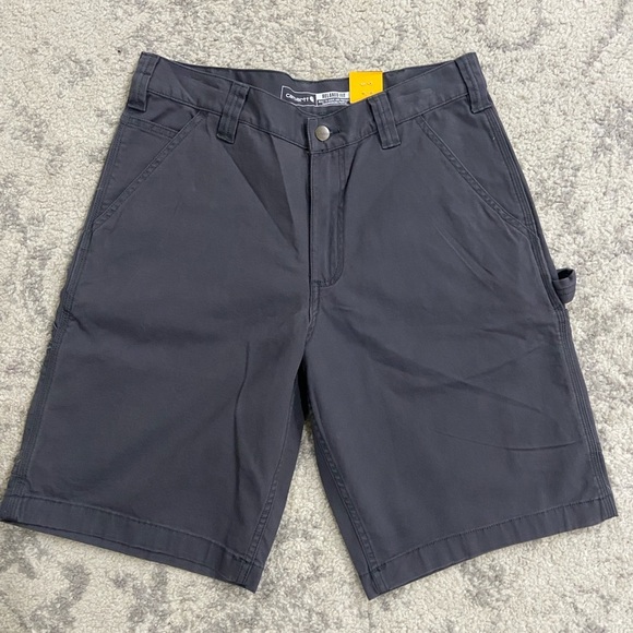 NWT Carhartt Mens rugged flex relaxed fit canvas utility work short - Picture 2 of 9